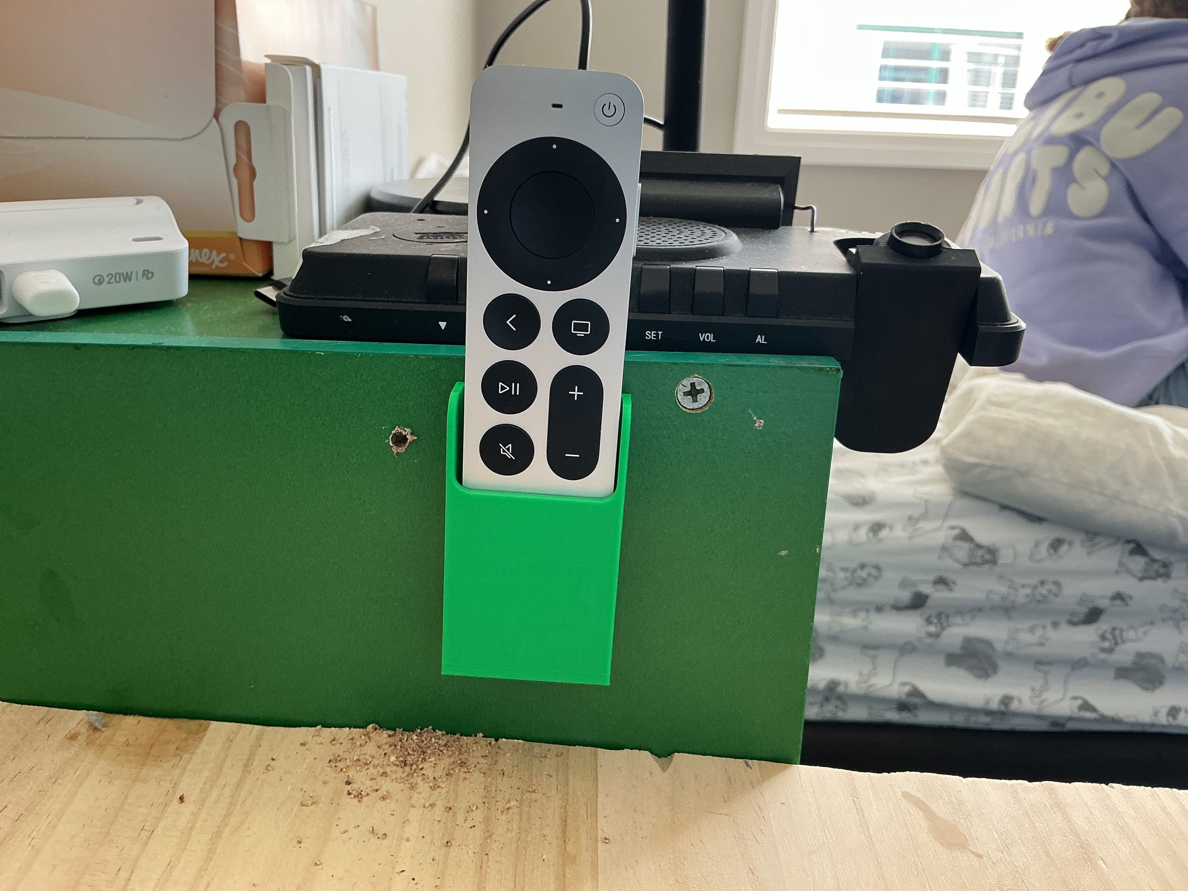 Tv remote holder
